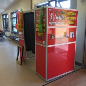 Photo of our standard photobooth.